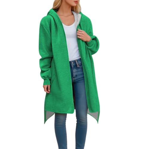 Manteau capuche unie protégeant du vent et du froid hivernal