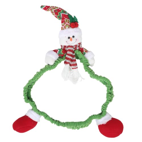 Funda de pantalla de muñeco de nieve para decorar tu oficina en Navidad