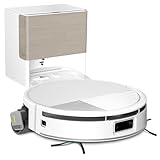 iRobot Roomba MAX 705 Combo con Base AutoWash multifunción y Agua Caliente, Rodillo de fregado PowerSpin Extensible, Cubierta Protectora, cepillos Dobles, fregado y Secado con Calor, LiDAR 3D con IA