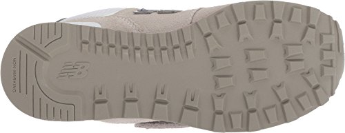 Image of New Balance Kid's 574 V1 Hook and Loop Sneaker, Nimbus Cloud /Navy, 12 W Little Kid (4-8 Years)