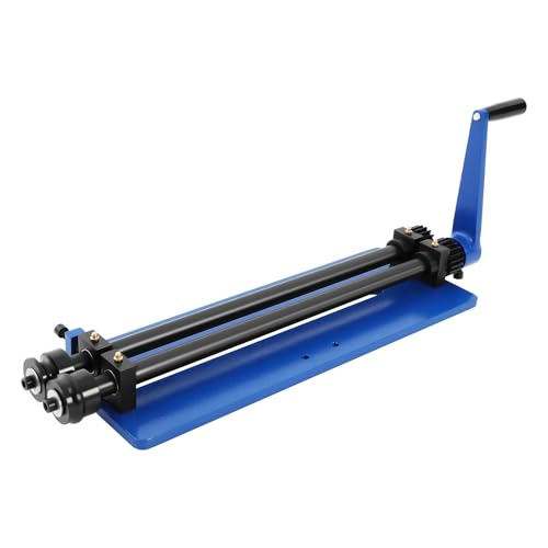 Máquina dobladora redonda, 18 pulgadas, máquina de rebordear con 6 niveles de 1,2 mm, dobladora redonda manual de 460 mm para talleres de chapa