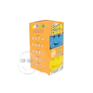 Scrub Daddy Colors 6er-Pack mit Daddy Caddy