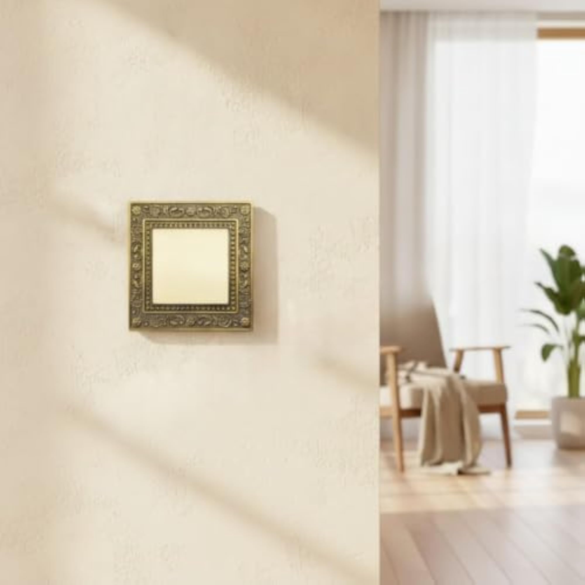 Ornate Blank Wall Panel Retro Blank Faceplate