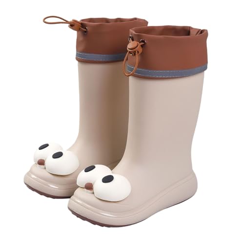 Bottes en caoutchouc enfants filles garçons imperméables coupe-vent design