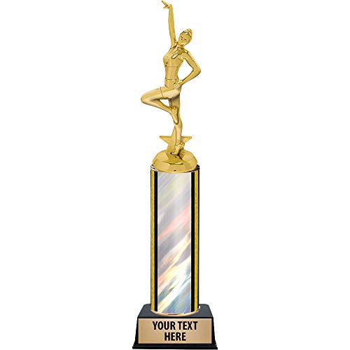 11" Contemporary Dance Trophies - Contemporary Dance Silver Trophy Awards Prime