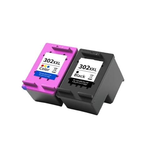 Cartouches d'encre 302 rechargeables grande capacité noire couleur pour jet d'encre 4520 3830