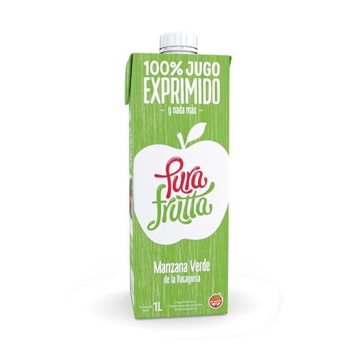 Pura Frutta - Green Apple Juice - 33.8 Fl Oz (1L) Juice Boxes, 8-Pack Box - 100% Natural & Cold-Pressed, Not From Concentrate (Nfc), No Sugar Added - Patagonia Apple - Crisp & Refreshing Taste