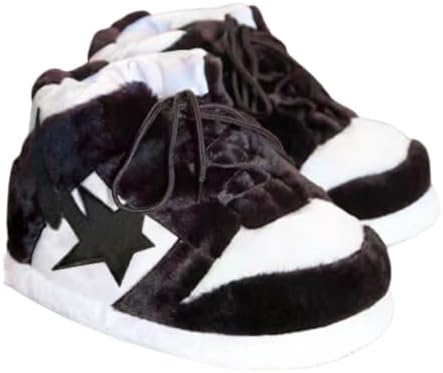 Sneaker Slippers Star Fluffy Shoes Memory Foam One Size Indoor Comfy and Trendy for Men Unisex Home Pantuflas