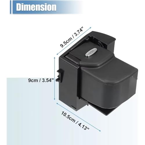 Support console centrale W203 anti-dérapant pour Classe C - 7