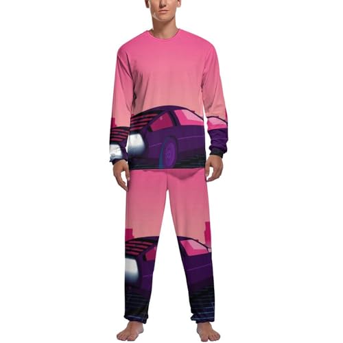 Vêtements de nuit homme contre le froid avec ce pijama manche longue haut et bas douillet