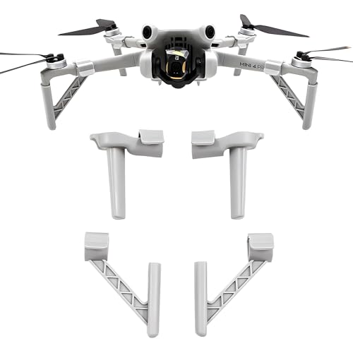 Craznick Mini 4 Pro - Extensiones de Tren de Aterrizaje con Soporte de elevación para dji Mini 4 Pro Drone Accesorios