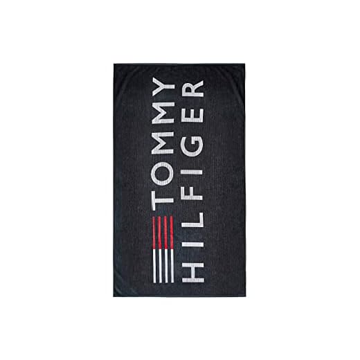 Beach towel TOMMY HILFIGER spa pool cotton sponge with print cm.180x100 (approx.) Article UU0UU00050 TOWEL, DW5 Desert sky