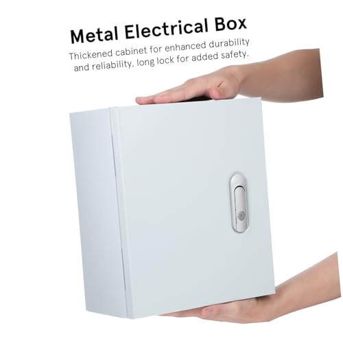 Boîtier électrique extérieur inox armoire étanche blanche circuits électriques - 3