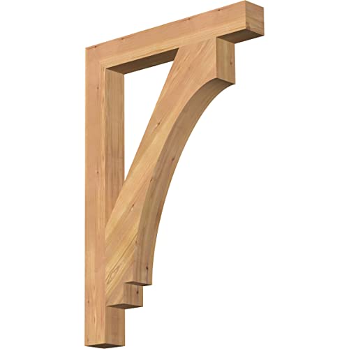 3 1/2"W x 26"D x 38"H Imperial Block Smooth Bracket, Western Red Cedar