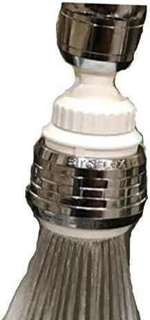 Siroflex New Style Deluxe Double Swivel Sprayer,Chrome & White,One Size