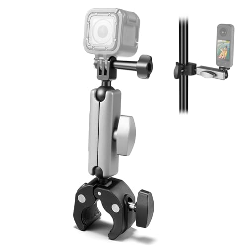 Support de serrage pour appareil photo PULUZ pour guidon moto vélo pince 360