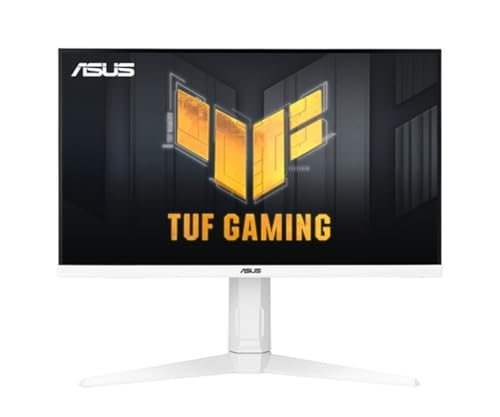ASUS TUF Gaming VG27AQML1A-W Monitor Gaming da 27” pollici, QHD (2560x1440), 260Hz OC ELMB Sync, Freesync Premium, Tempo di Risposta 1ms, Overdrive Variabile, 100% sRGB, DisplayHDR 400, Bianco