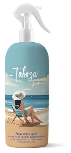 Taboga Mediterranean Sun, Acqua Solare Spray, 450 Ml, Made In Italy