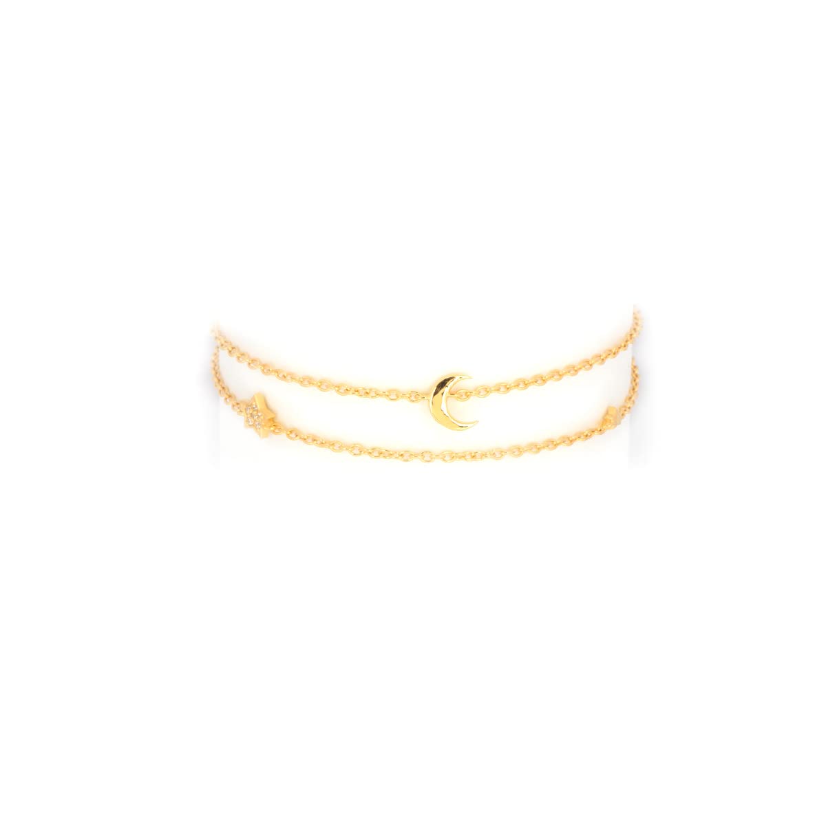 by Caratlane Magic in the Milky Way Bracelet in Gold Plated 925 Silver for women-image-41