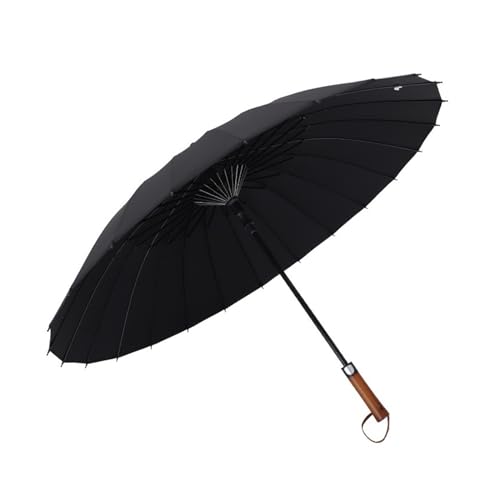 Parapluie d'extérieur grand format manche en bois résistant TUSUOD D - 5