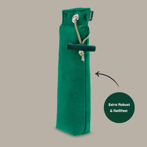 Romneys Standard-Dummy 500g Hundeapportel - Extrem robust und schwimmfähig (Grün)
