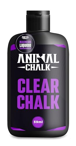 Animal Chalk Magnesio Liquido Trasparente 59 ml per Padel Pole Dance Gaming Crossfit Gym Calistenia Palestra Tennis - Riduce la sudorazione delle Mani Antimacchia Fitness Pesi Dominati Sollevamento