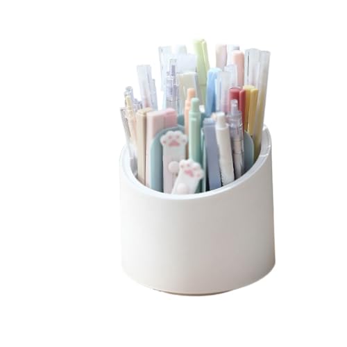 Porte-stylo rotatif 360 à grande capacité pour bureau d'étudiant