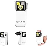 OLIGHT Oclip Pro Luce di Emergenza a Clip Mini Torcia 500LM IPX6 Compatto e Leggero Tre Sorgenti Luminose Angolo Regolabile per l'Illuminazione Quotidiana (Bianco)