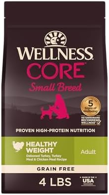 Wellness CORE Small Breed Healthy Weight Dry Dog Food 12lb 9