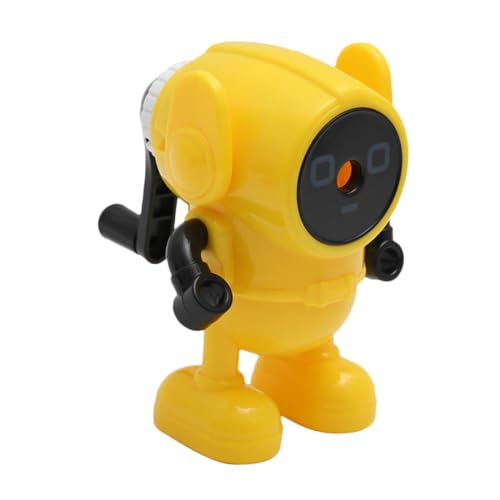 UTHCLO Sacapuntas Aula Pequeño Dibujos Animados Mini Amarillo El Plastico
