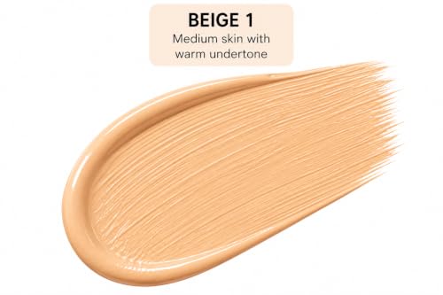 Image of Liquid Foundation for Women | Matte Finish Face Makeup | Lightweight Full Coverage Foundation | Long Lasting, Smooth & Natural Look | Flawless Makeup Base for Daily Use | 30ml, BEIGE 1