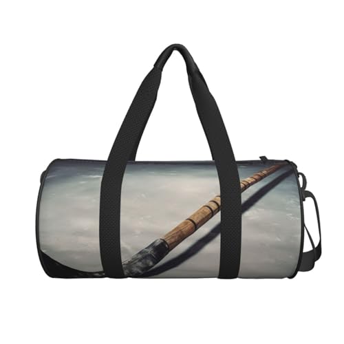 Hockey Stick Duffle Bag for Women Men Personal Item Travel Bags Canvas Weekender Overnight Bag Lightweight Sports Tote Gym Bags Carry On Luggage Bag2