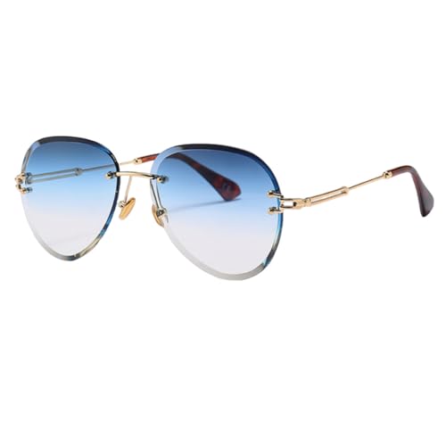 Lunettes de soleil dégradées sans bords femmes nuances plage voyage UV400 MUTYNE