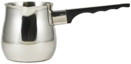 Decantador de café turco de 24 onzas, decantador de café expreso, acero inoxidable calibre 18/10, jarra de café barista