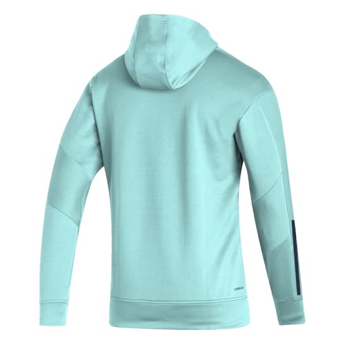 adidas Mens 21 Kraken Hoodie Athletic Outerwear Casual Moisture Wicking - Blue2