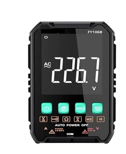 Multimètre numérique tension CC CA FY106A résout vos pannes Ohm Hz