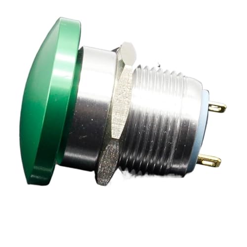Interruptor robusto de acero inoxidable con cabeza de seta y borne de 5A ajustable