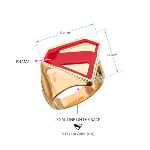 Superman Logo Signet Ring3