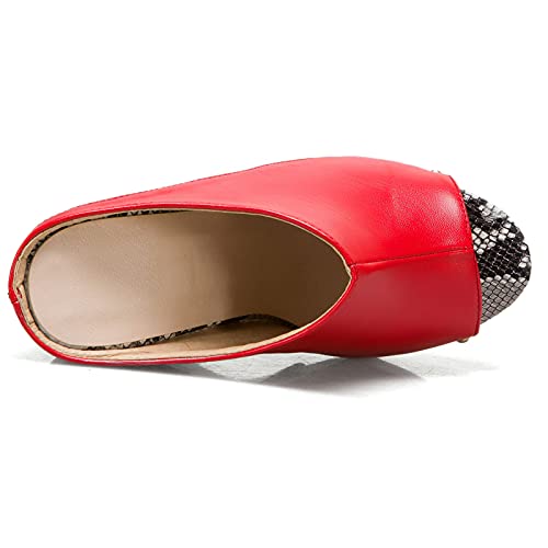 Gicoiz Espadrilles Platform Wedges Women Peep Toe Mule Slippers3