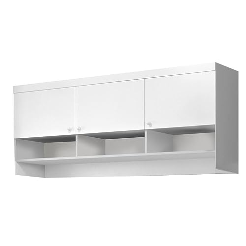 Módulo Aéreo 3 Portas Eloisa Cor Branco Phoenix Baby