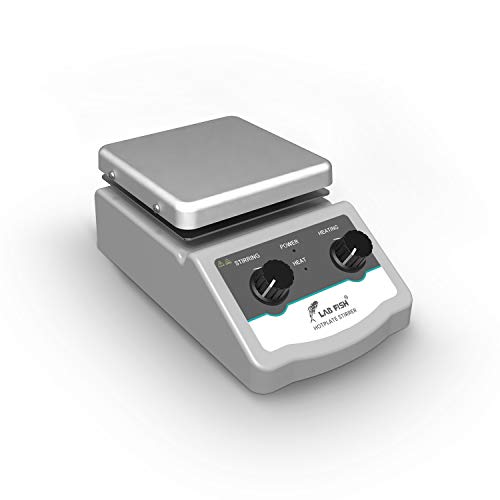 Lab Hot Plate Magnetic Stirrer Mixer Knob Speed Regulation,110V