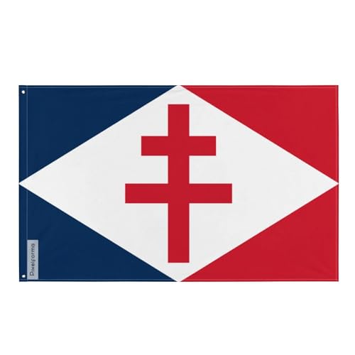 Pixelforma French Naval Forces Free Flag in Various Sizes 100% Polyester Print on Both Sides with Double Hem 20 x 30 cm 1. No Eyelets