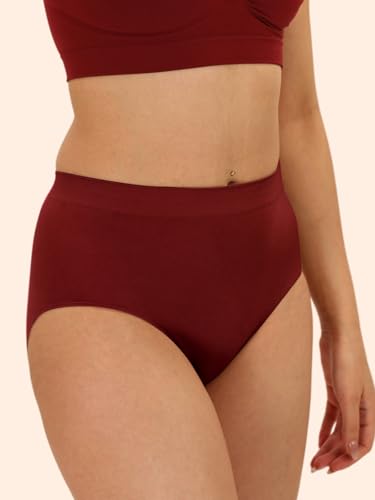 Image of UNDERNEAT Womens High-Waist Brief | Tummy Control Shaper Brief | All Day Shaping and Comfort| Tummy Tucker Panties for Women | Seamless Shapewear Bodyshaper