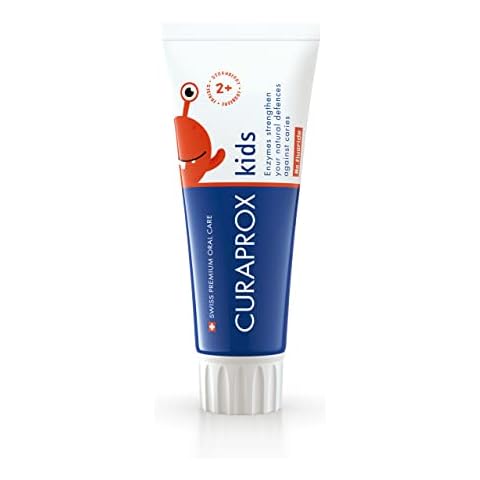Curaprox Children's Fluoride-Free Strawberry Toothpaste Cover