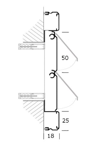 Überdruck Abluftgitter LG-3116 RAA – Alu Lamellengitter 305x155 Mm Für Dunstabzug, Heizungsraum, Camping
