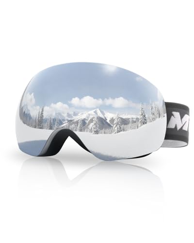 Lunettes de ski anti-buée Meeloog sans cadre avec protection UV400