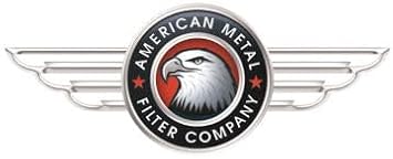 American Metal Filter Company RLP1102 Aluminum and Carbon Lens Range Hood Filter -11 1/2 x 11 3/4 x 3/8 - with 3-1/2 Lens