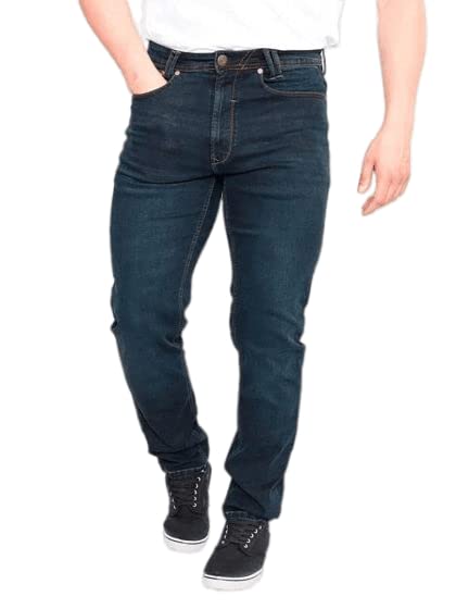 Jean stretch bleu marine D555 Springfield Denim 1959 avec taille élastique confort du 40 au 60