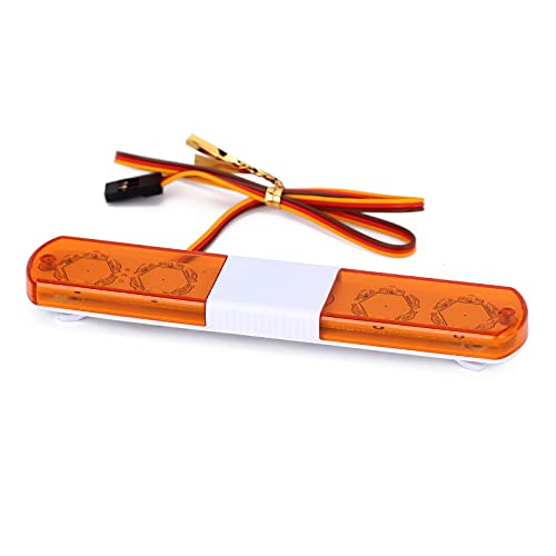 LAFEINA Multi-Function LED Police Flash Light Bar Lamp for 1/10 1/8 1/12 RC Model Car WPL D12 HSP...
