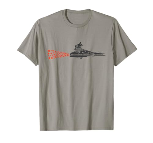 T-shirt Star Wars déclaration d'amour avec Star Destroyer pour couple passionné